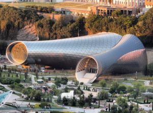 Muziektheater Tbilisi, ontworpen door Fuksas