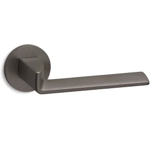Edge gunmetal PVD op rond geveerd rozet