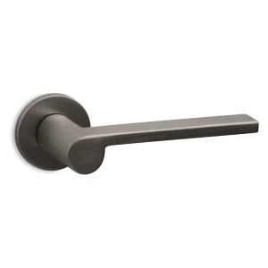 Lev gunmetal PVD op rond geveerd rozet