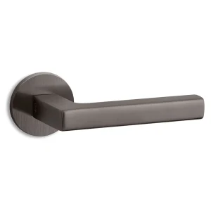 Unit gunmetal PVD op rond geveerd rozet