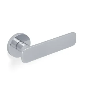 Giasone (H1050) chroom PVD op rond geveerd rozet