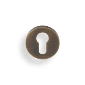 Cilinderrozet rond antiek brons